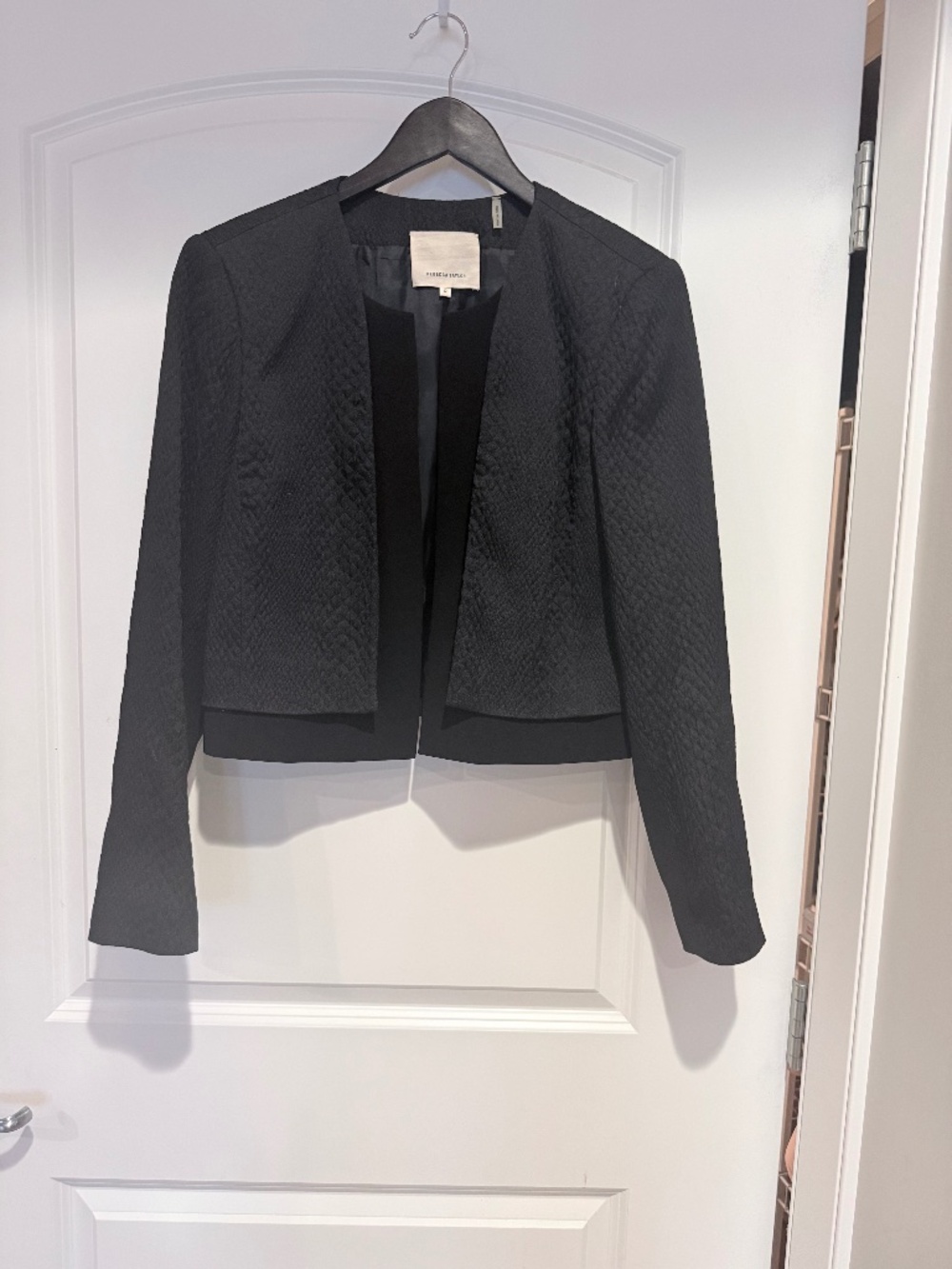 Rebecca Taylor- cropped embossed jacket